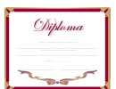 Diploma Certificate Template