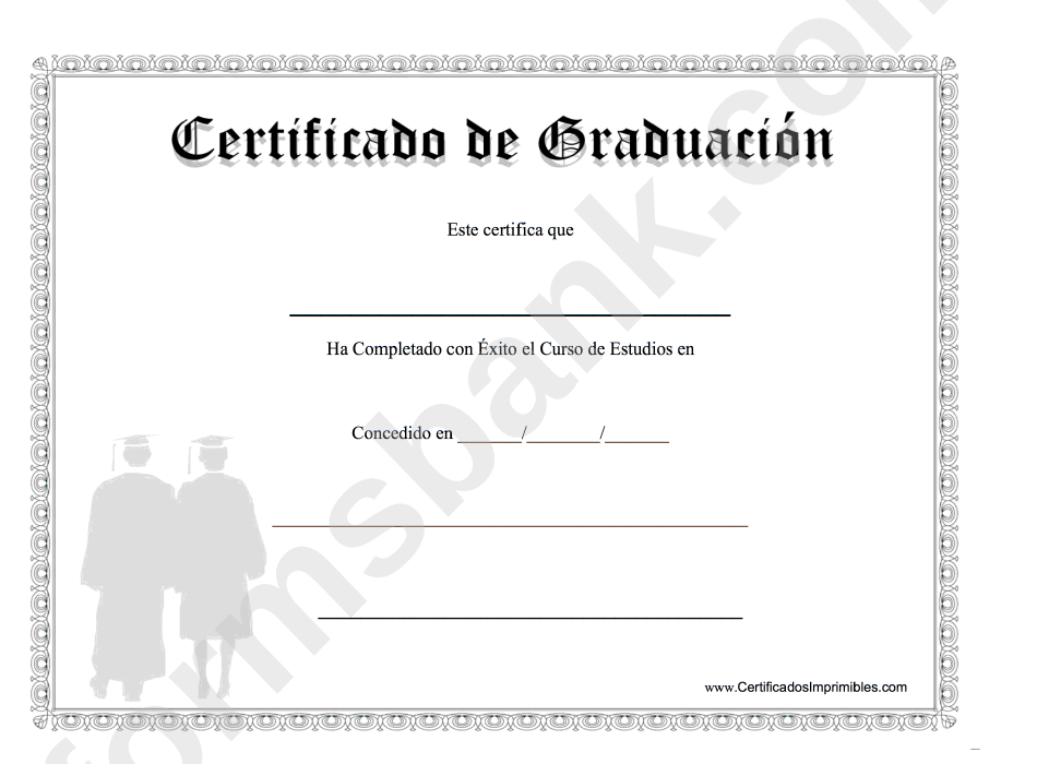 Graduate Certificate Formal