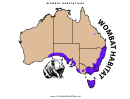 Wombat Habitat Map For Kids
