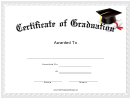 Graduation Certificate Template