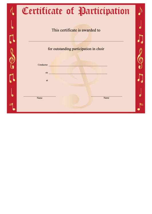 Woodcar Derby Participation Certificate Template Printable pdf