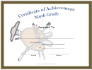 Ninth Grade Achievement Certificate