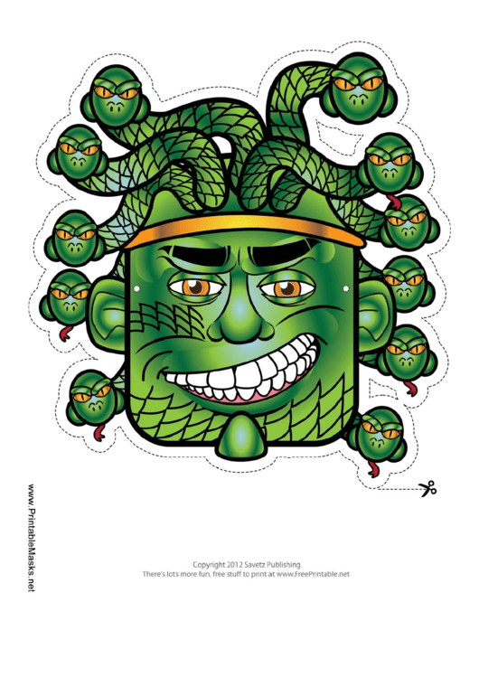 Hydra Mask Template Printable pdf