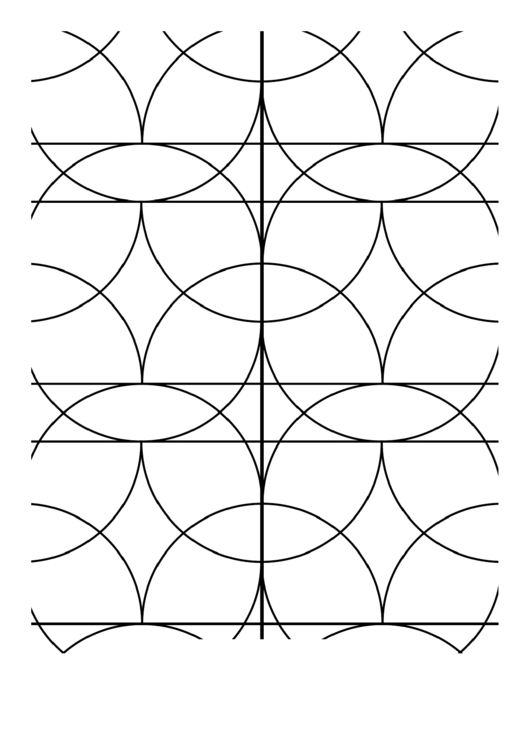 Adult Coloring Pages: Ovals Printable pdf