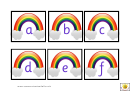 Letter Chart - Rainbow