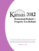 Form K-40pt - Homestead Refund Or Property Tax Refund - 2012