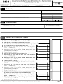 Fillable Form 8804 - Annual Return For Partnership Withholding Tax (Section 1446) - 2012 Printable pdf