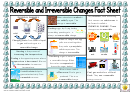 Reversible And Irreversible Changes Fact Sheet