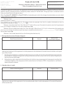 Form Ct-12-717b - Change Of Resident Status-special Accruals Other Acceptable Security Form