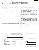 Form Vp-2 - Miscellaneous Taxes Payment Voucher General Instructions