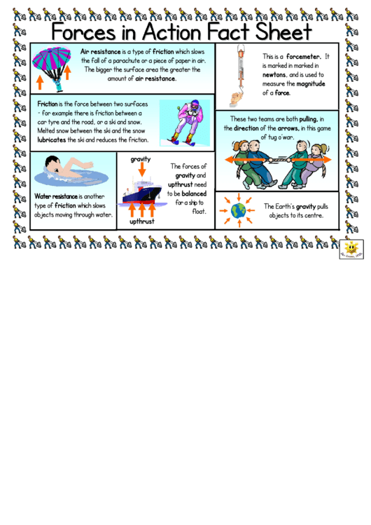 Forces In Action Fact Sheet Printable pdf