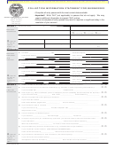 Form Ador 10847 - Collection Information Statement For Businesses