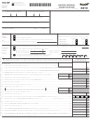 Fillable Form 740-Np - Kentucky Individual Incometax Return - 2012 Printable pdf