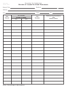 Form 16-20 - Record Of Cigarette Stamp Purchases - Oklahoma Tax Commission