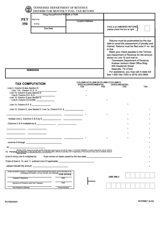 form-pet-350-distributor-monthly-fuel-tax-return-printable-pdf-download