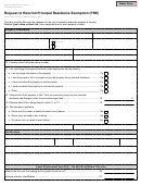 Form 2620 - Request To Rescind Principal Residence Exemption (pre)