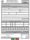 Arizona Form 10759 - Transaction Privilege Tax Application (short Form)