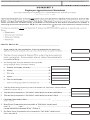 Worksheet C - Employee Apportionment Worksheet