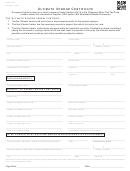 Form 13-89 - Ultimate Vendor Certificate