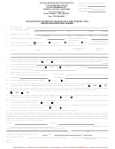Form Mf-44 - Application For Motor Vehicle Fuel And Special Fuel Importer/exporter License