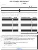 Form Ador 10621 - Public School Report - A.r.s. 43-1089.01