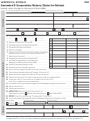 Fillable Form M8x - Amended S Corporation Return/claim For Refund Printable pdf