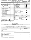 Denver Sales / Use Tax Return Form