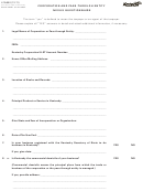 Form 41a800 - Corporation And Pass-through Entity Nexus Questionnaire