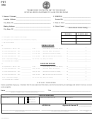 Form Pet 354 - Specialized Equipment Claim For Refund