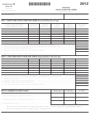 Schedule D Form 741 - Kentucky Capital Gains And Losses - 2012