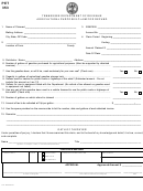 Form Pet 353 - Agricultural Purposes Claim For Refund