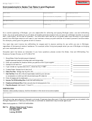 Form 2271 - Concessionaire's Sales Tax Return And Payment