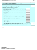 Form Ws-1 - Taxable Sales Worksheet