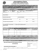 Form Ador 50-4022 - Transaction Privilege Tax Application (short Form)