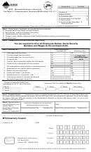 Form Wb-101 - Mtq - Montana Employer's Quarterly Tax Report - Unemployment Insurance/withholding