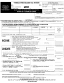 Youngstown Income Tax Return - State Of Ohio - 2004