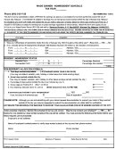 Form Rd-109nr - Wage Earner - Nonresident Schedule - Citi Of Kansas City, Missouri