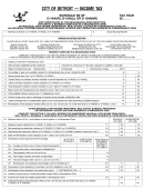 Schedule Rz For Computation Of The Renaissance Zone Deduction - City Of Detroit Income Tax