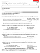 Form 2166 - Millage Reduction Fraction Calculations Worksheet - 2013