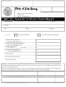 Form Smf-10 - Supplier Of Motor Fuels Report