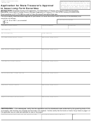 Form 1428 - Application For State Treasurer's Approval To Issue Long-term Securities
