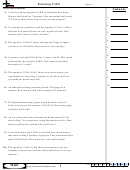 Examining Y-kx - Equation Worksheet With Answers