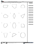 Finding Angles Within Shapes - Geometry Worksheet With Answers