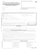 Form Rv-7 - Application For Extensition Of Time To File The Annual Return And Reconciliation Rental Motor Vehicle And Tour Vehicle Surcharge Tax (form Rv-3)