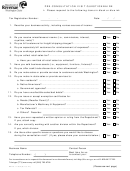 Form Rev 31 1454 - Pre-consultation Visit Questionnaire