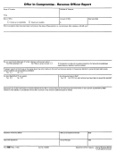 Form 657 - Offer In Compromise - Revenue Officer Report