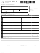 Form 375 - Non-resident Brewery Tax Return