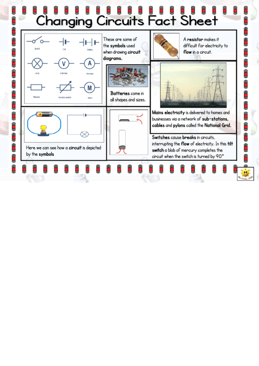 Changing Circuits Fact Sheet Printable pdf