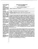 Articles Of Incorporation Of A Tax-Exempt Printable pdf