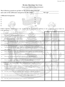 Corporate Unitary Questionnaire Form - Maine Revenue Services - 1999
